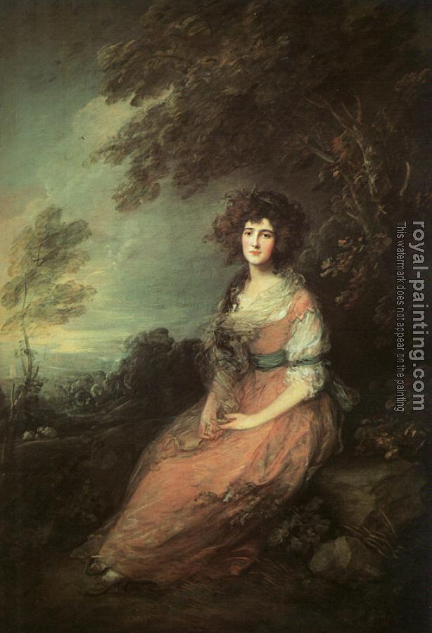 Thomas Gainsborough : Mrs. Richard Brinsley Sheridan